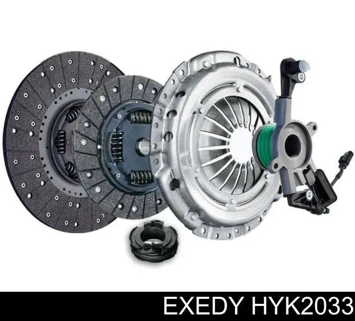 HYK2033 Exedy kit de embraiagem (3 peças)