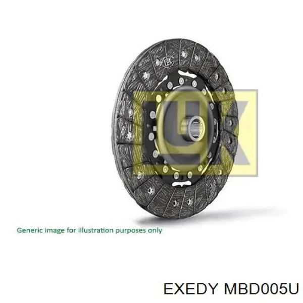 Диск сцепления Exedy MBD005U цена, от 52.80 USD