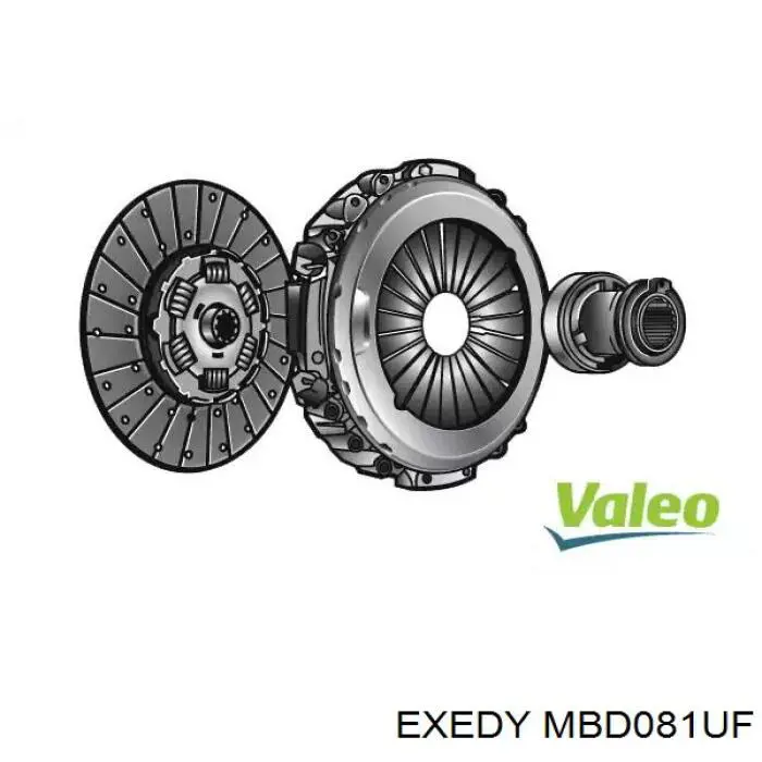 Купить MBD081UF Exedy Диск сцепления