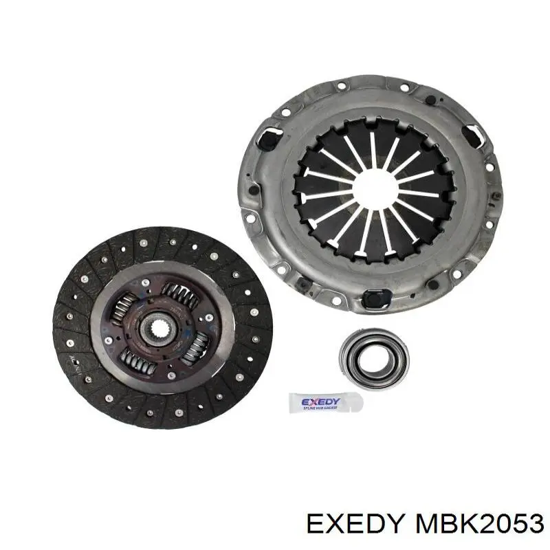 Kit de embrague (3 partes) MBK2053 Exedy