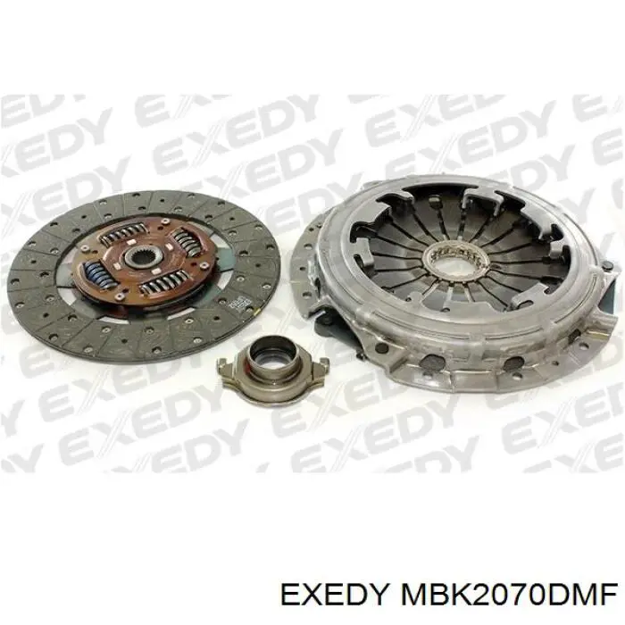 Комплект сцепления (3 части) Exedy MBK2070DMF цена, от 231.06 USD