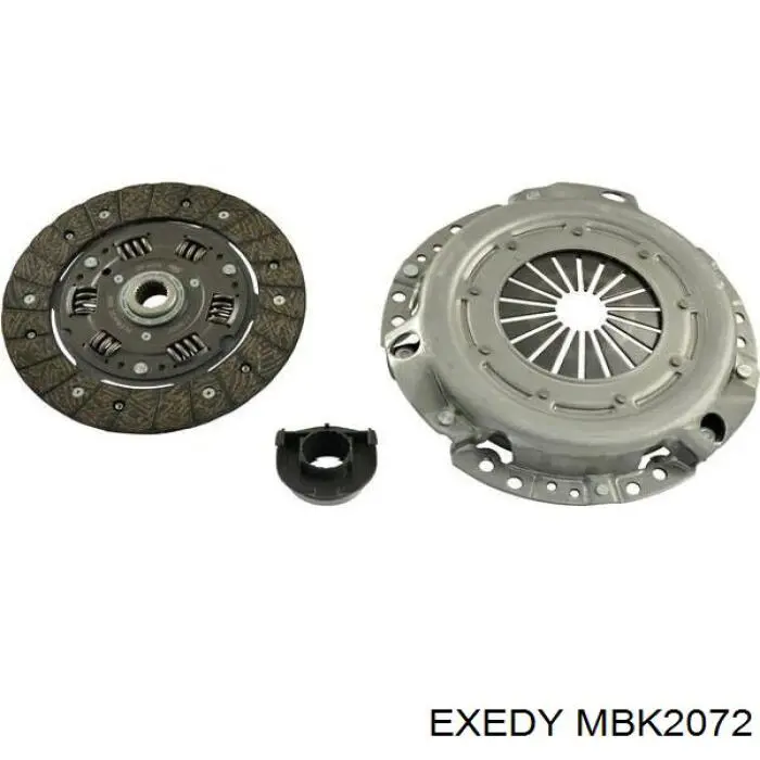 Комплект сцепления (3 части) Exedy MBK2072 цена, от 106.87 USD