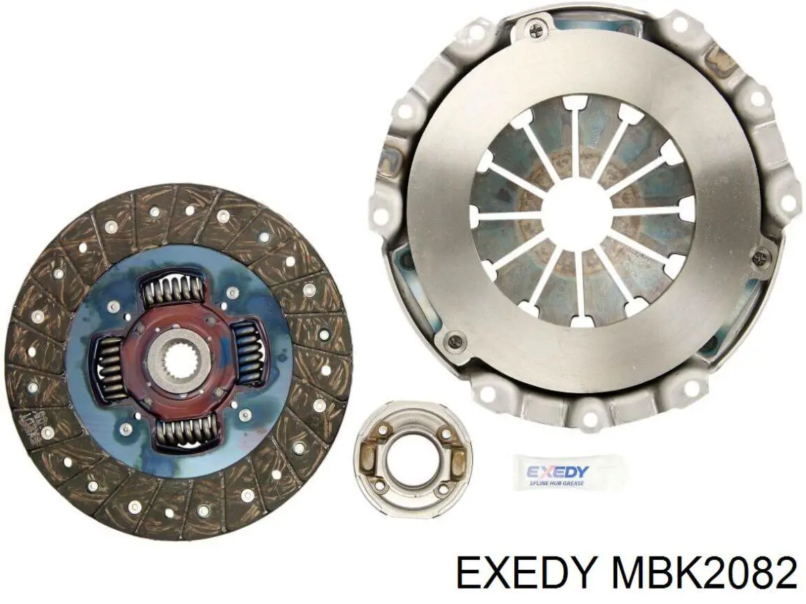 MBK2082 Exedy kit de embraiagem (3 peças)