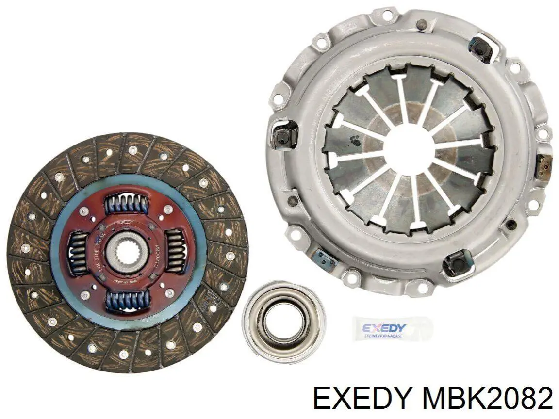 Комплект сцепления (3 части) Exedy MBK2082 цена, от 213.50 USD