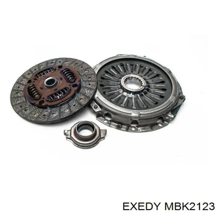 Комплект сцепления (3 части) Exedy MBK2123 цена, от 455.14 USD