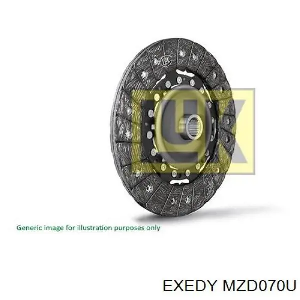 MZD070U Exedy диск сцепления