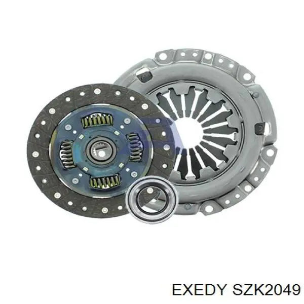 Kit de embrague (3 partes) SZK2049 Exedy