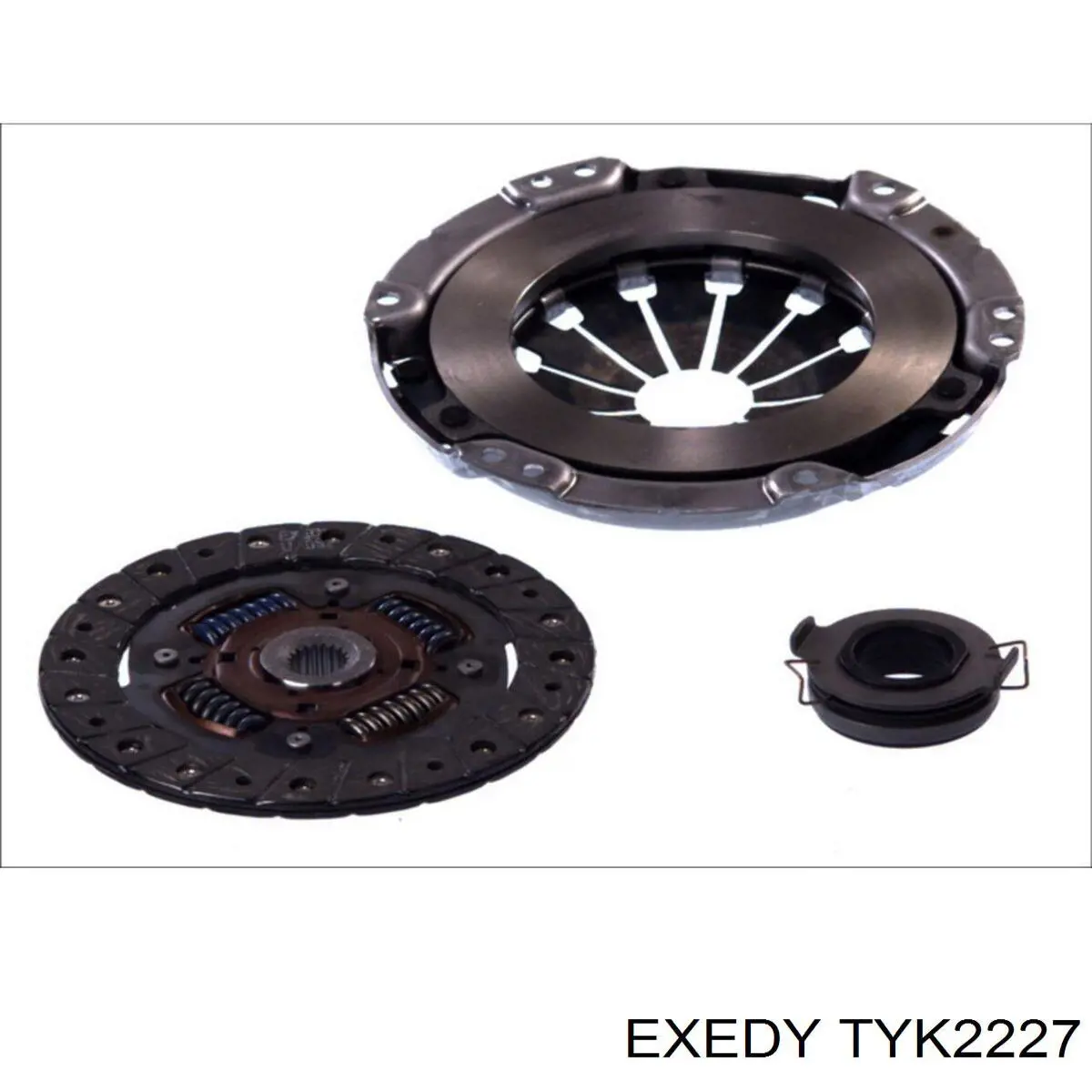 Комплект сцепления (3 части) Exedy TYK2227 цена, от 100.96 USD