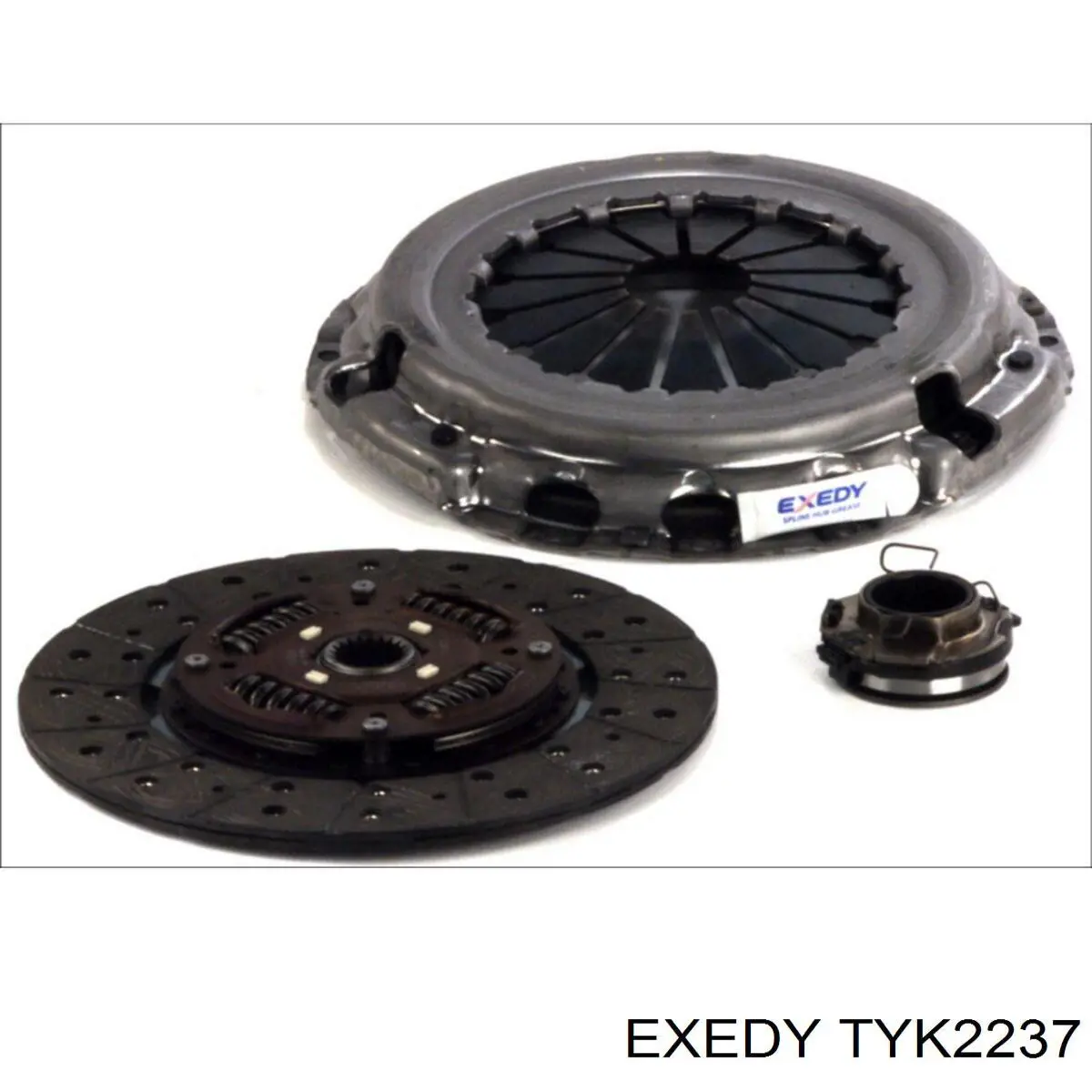 TYK2237 Exedy kit de embraiagem (3 peças)