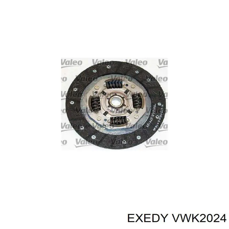 Комплект сцепления (3 части) Exedy VWK2024 цена, от 68.76 USD