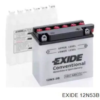 Аккумулятор Exide 5 А/ч 12 В B00 12N53B