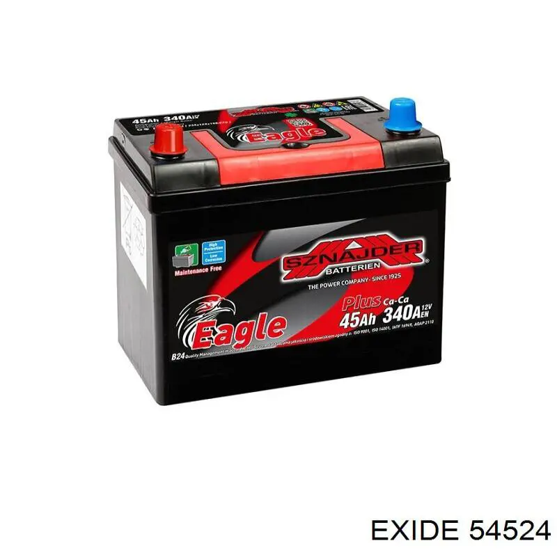 Аккумулятор 54524 Exide