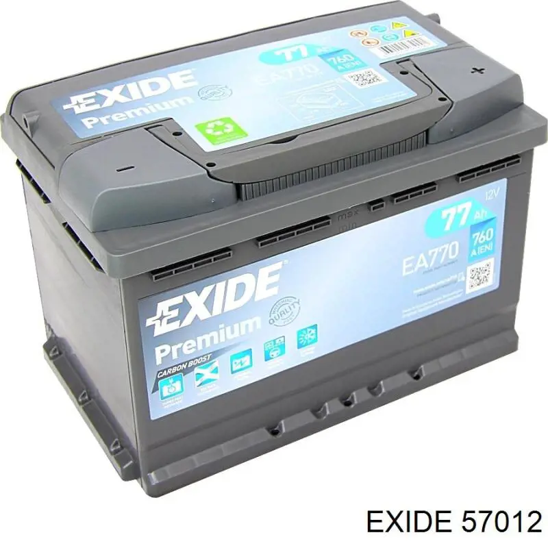 Аккумулятор Exide 57012