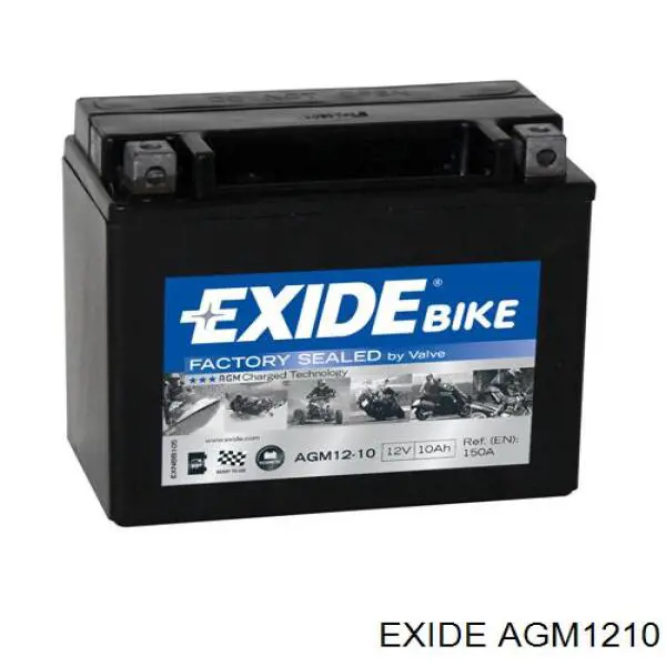 Аккумулятор Exide 10 А/ч 12 В B00 AGM1210