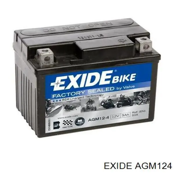 Купить AGM124 Exide Батарея аккумуляторная