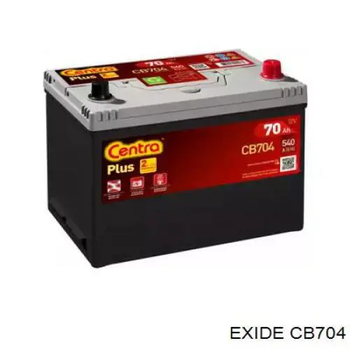 Аккумулятор Exide 70 А/ч 12 В B09 CB704