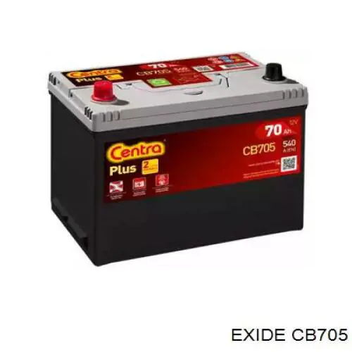 Аккумулятор автомобильный Exide CB705 цена, от 124.70 USD