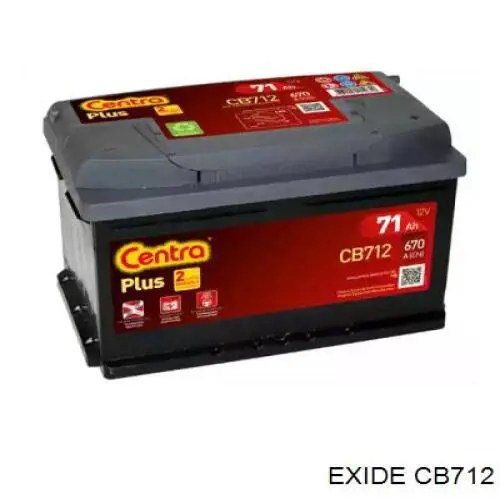 Купить Аккумулятор Exide 71 А/ч (CB712)