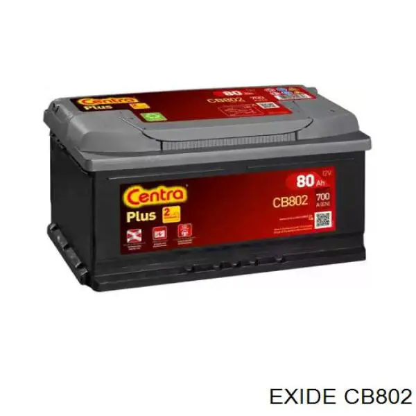 Аккумулятор автомобильный Exide CB802 цена, от 130.69 USD