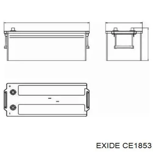 Купить CE1853 Exide Батарея аккумуляторная