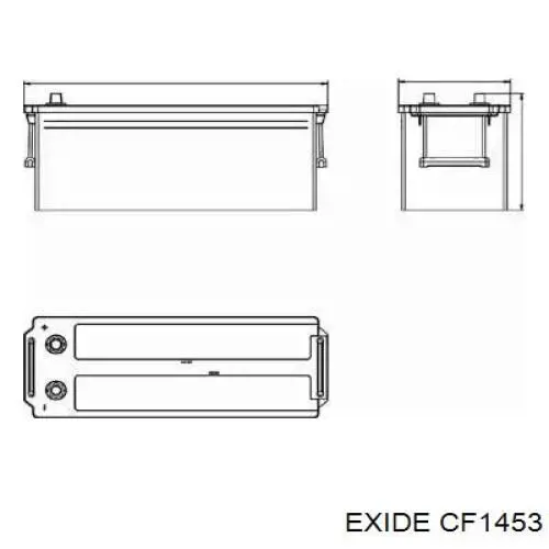 Аккумуляторная батарея (АКБ) EXIDE CF1453