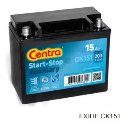 Купить Аккумулятор Exide 15 А/ч (CK151)