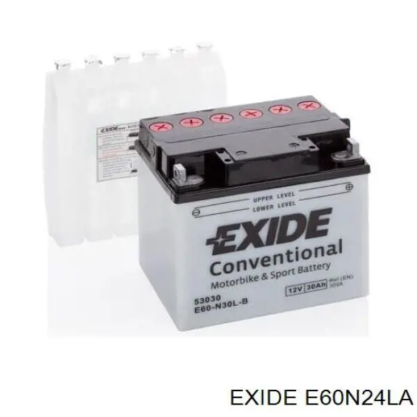 Аккумулятор автомобильный Exide E60N24LA цена, от 104.05 USD