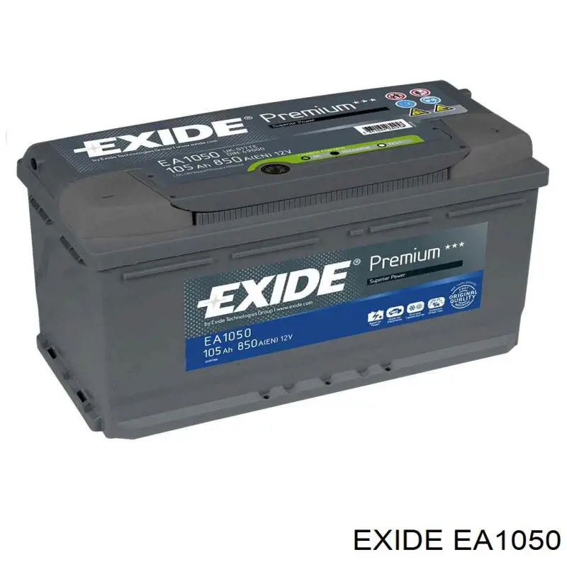 EA1050 Exide bateria recarregável (pilha)