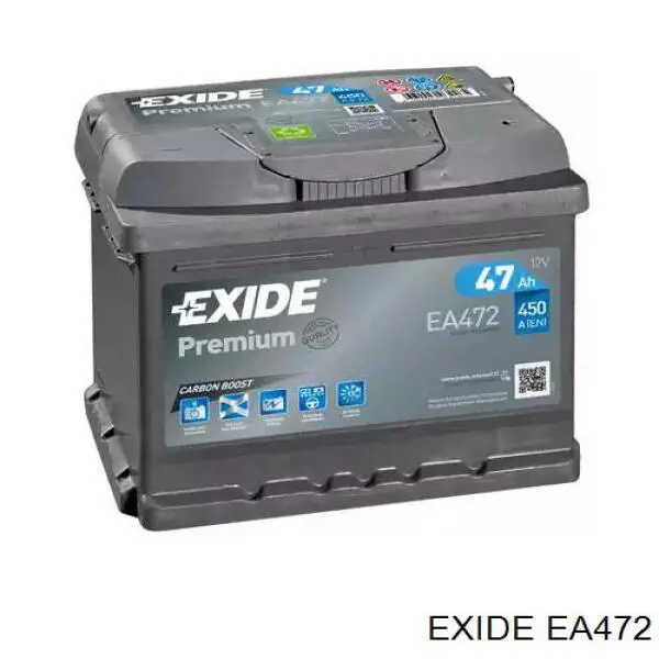 Аккумулятор Exide Premium 47 А/ч 12 В B13 EA472