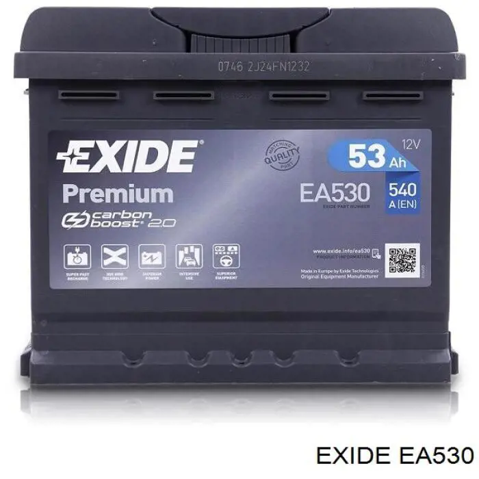 Аккумулятор EA530 Exide