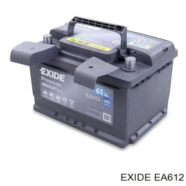 Аккумулятор автомобильный Exide EA612 цена, от 92.94 USD