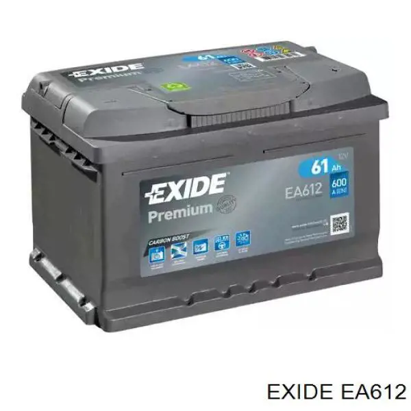 Аккумулятор Exide Premium 61 А/ч 12 В B13 EA612