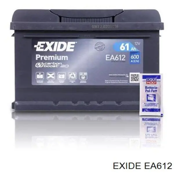 АКБ Exide EA612
