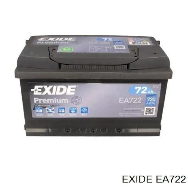 Купить Аккумулятор Exide 72 А/ч (EA722)