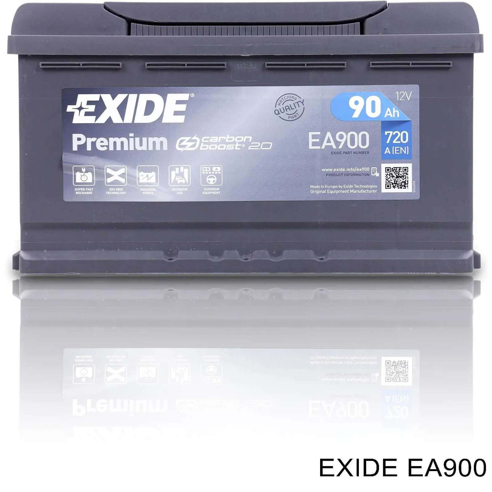 Аккумулятор Exide Premium 90 А/ч 12 В B13 EA900