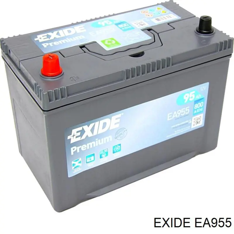 Аккумулятор Exide Premium 95 А/ч 12 В B1Korean EA955
