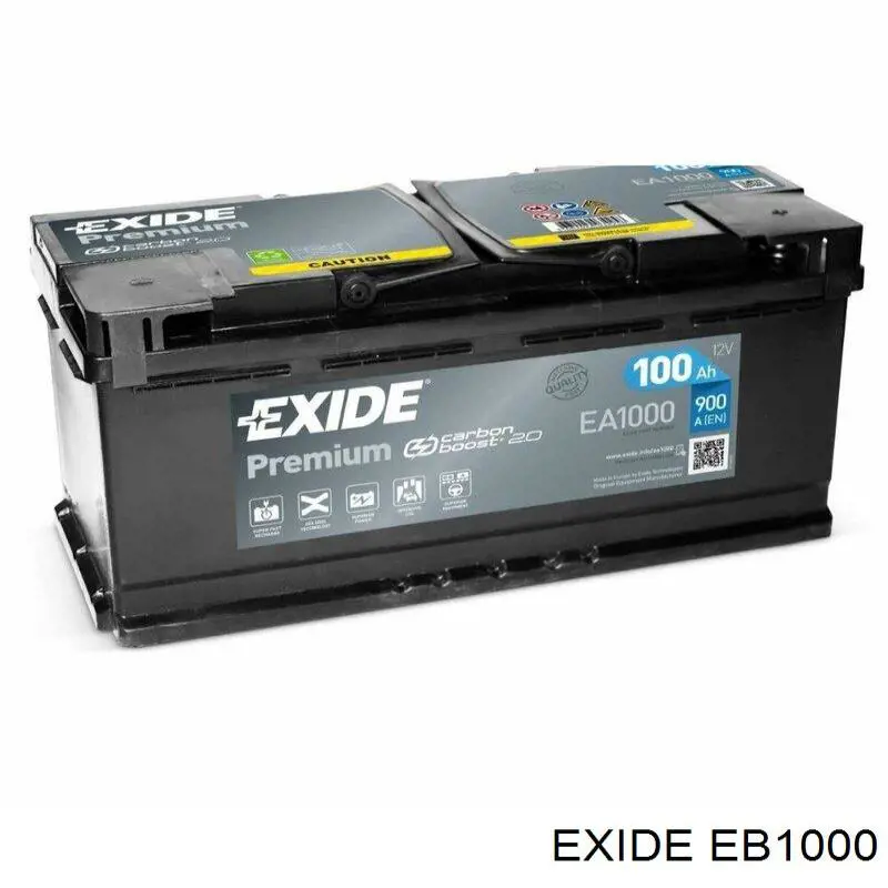 EB1000 Exide bateria recarregável (pilha)