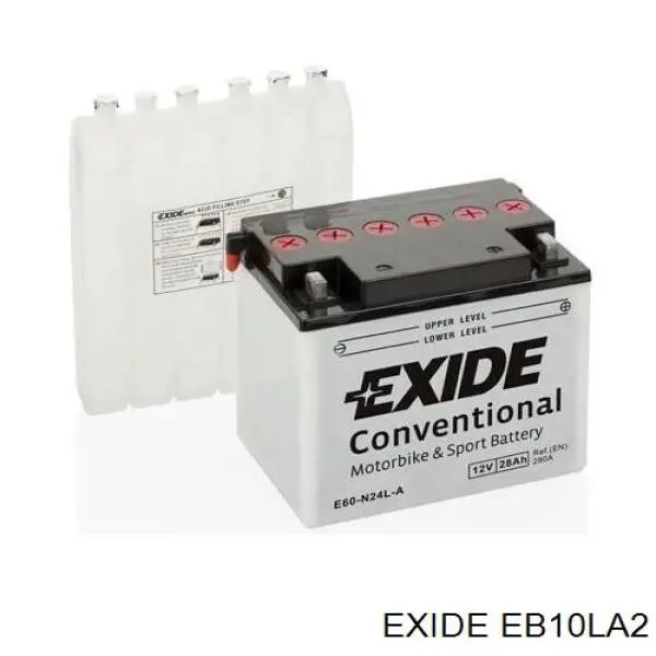 Аккумулятор автомобильный Exide EB10LA2 цена, от 49.90 USD