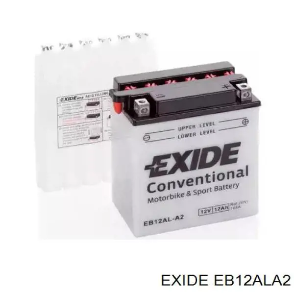 EB12AL-A2 Exide bateria recarregável (pilha)