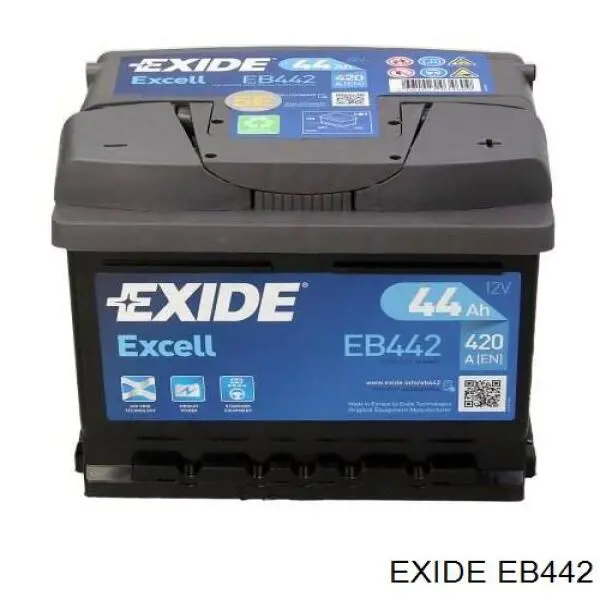 Аккумулятор Exide Excell 44 А/ч 12 В B13 EB442