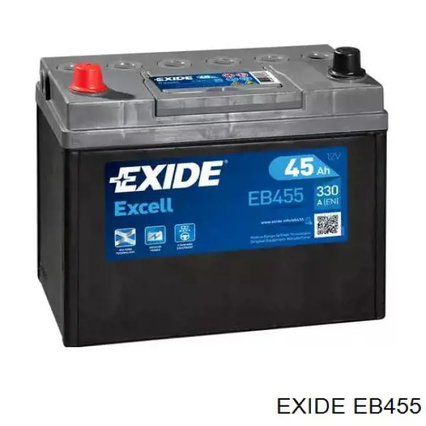 Аккумулятор Exide Excell 45 А/ч 12 В B00 EB455