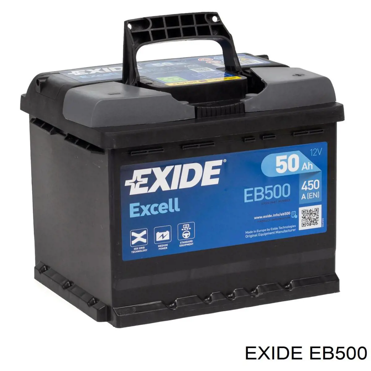 Купить Аккумулятор Exide (EB500)