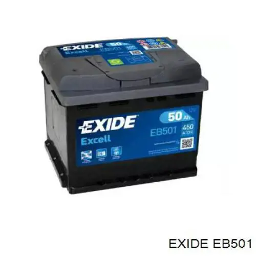 Batería de arranque EB501 Exide