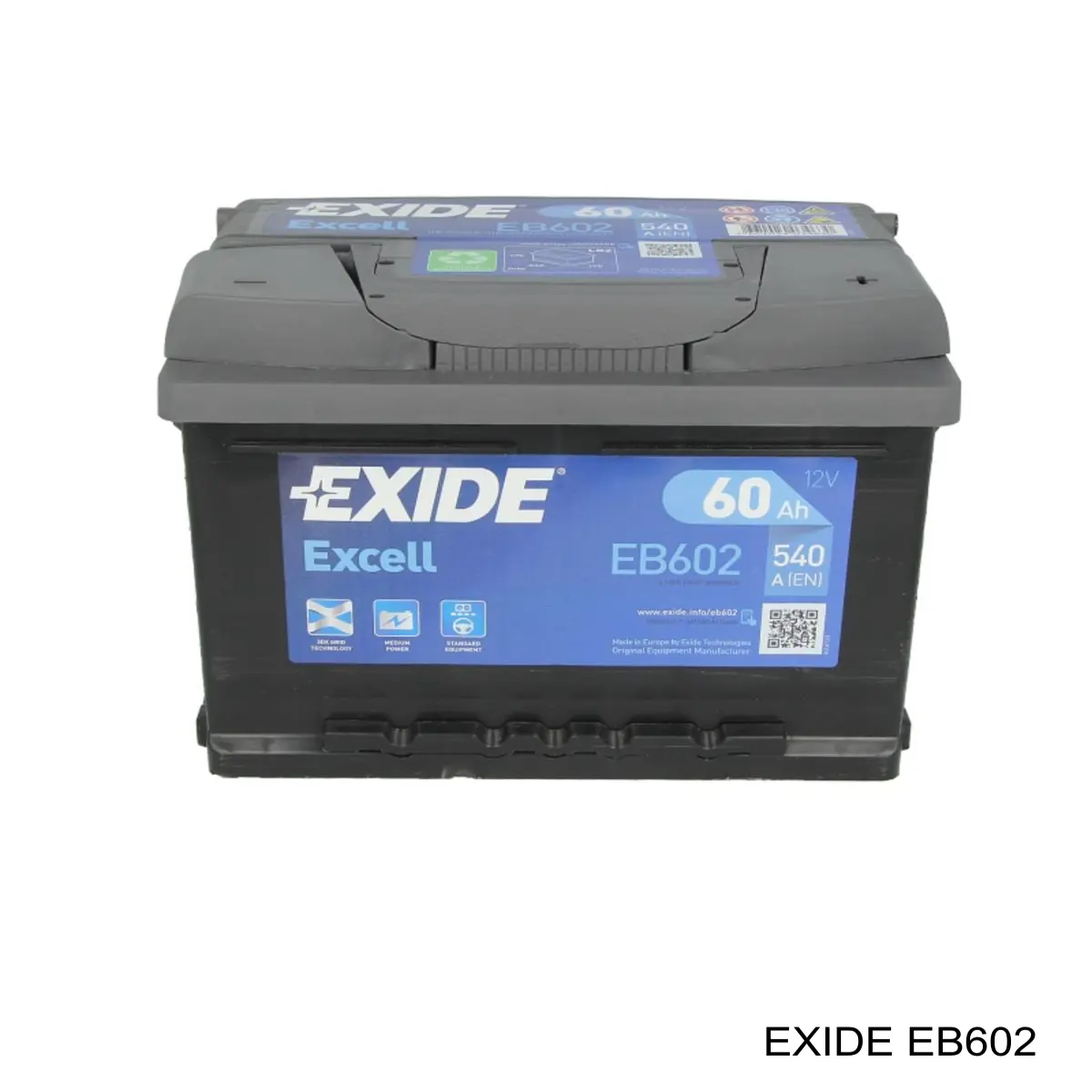 Аккумулятор EB602 Exide