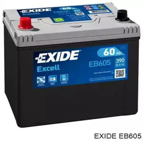 Аккумулятор Exide Excell 60 А/ч 12 В B00 EB605