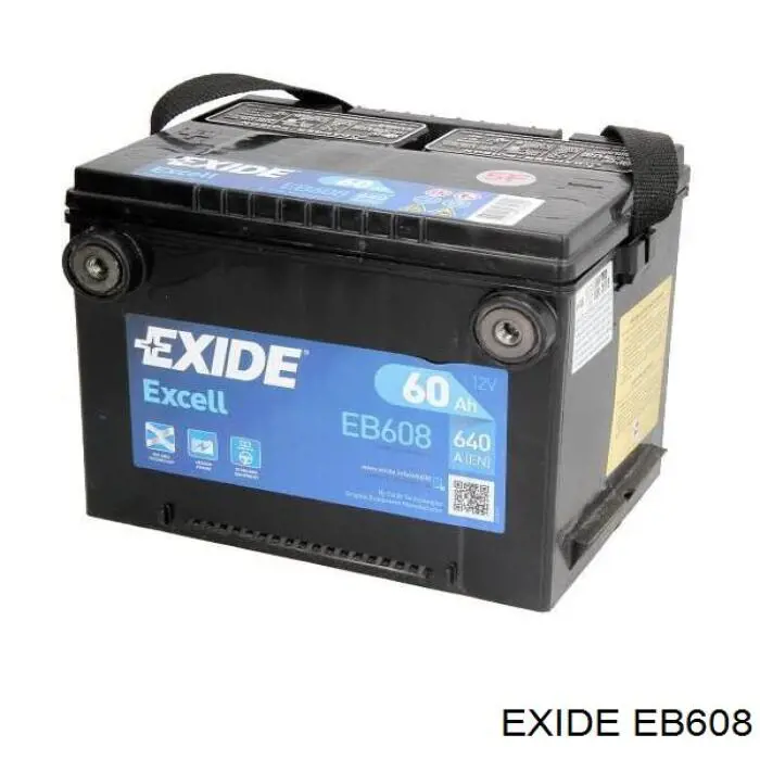 Аккумулятор EB608 Exide