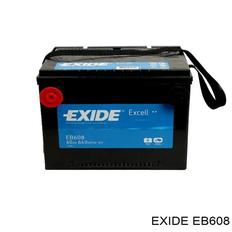 Аккумулятор Exide Excell 60 А/ч 12 В B09 EB608