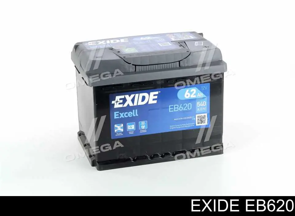 Аккумулятор Exide Excell 62 А/ч 12 В B13 EB620
