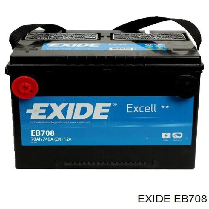 Аккумулятор EB708 Exide