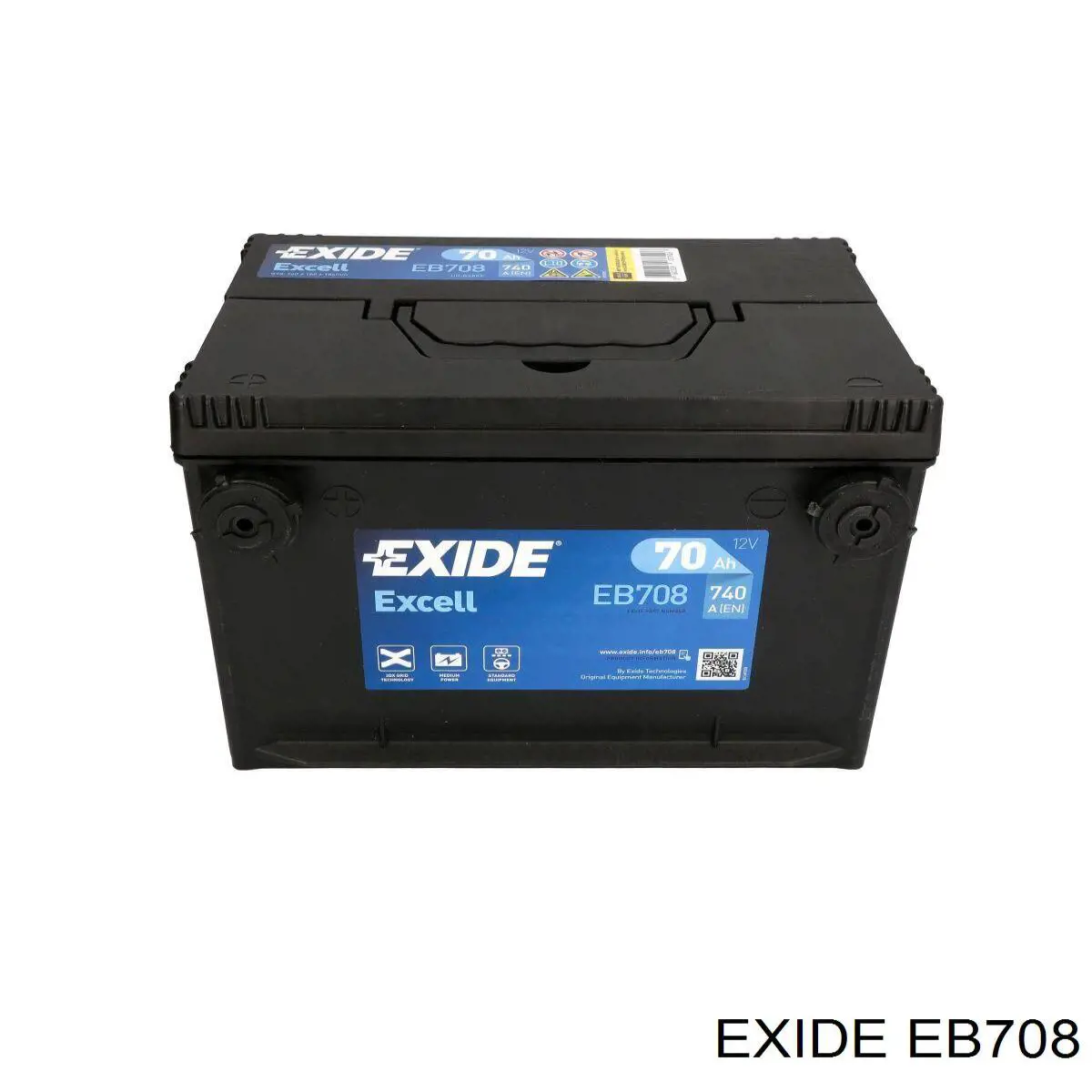 Аккумулятор автомобильный Exide EB708 цена, от 174.28 USD